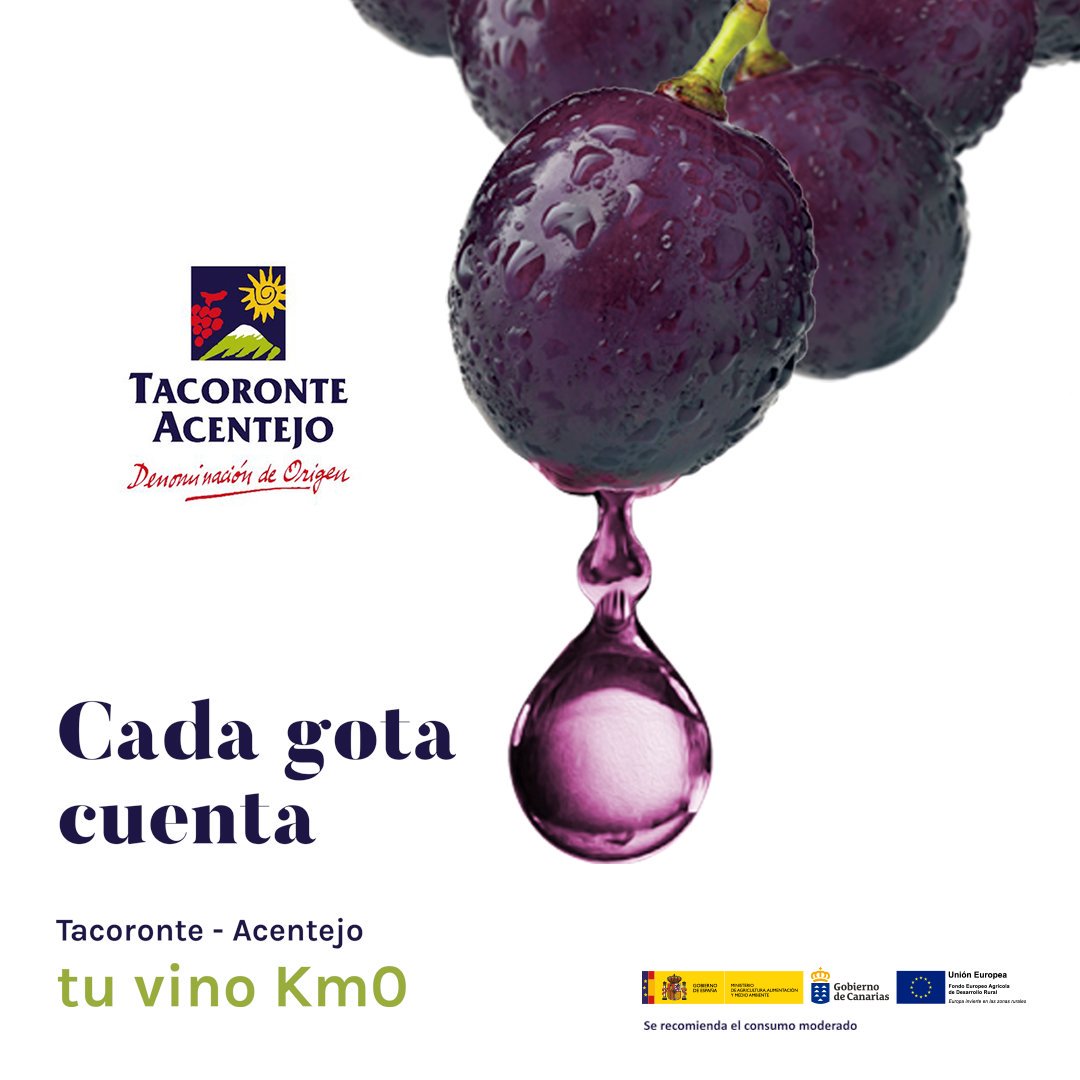 El concepto de Km0 hace referencia a los alimentos de proximidad, aquellos que se elaboran cerca del domicilio de los consumidores y se nutren de la materia prima que produce la agricultura local. Por ello, la compra de un vino de la Denominación de Origen Tacoronte-Acentejo