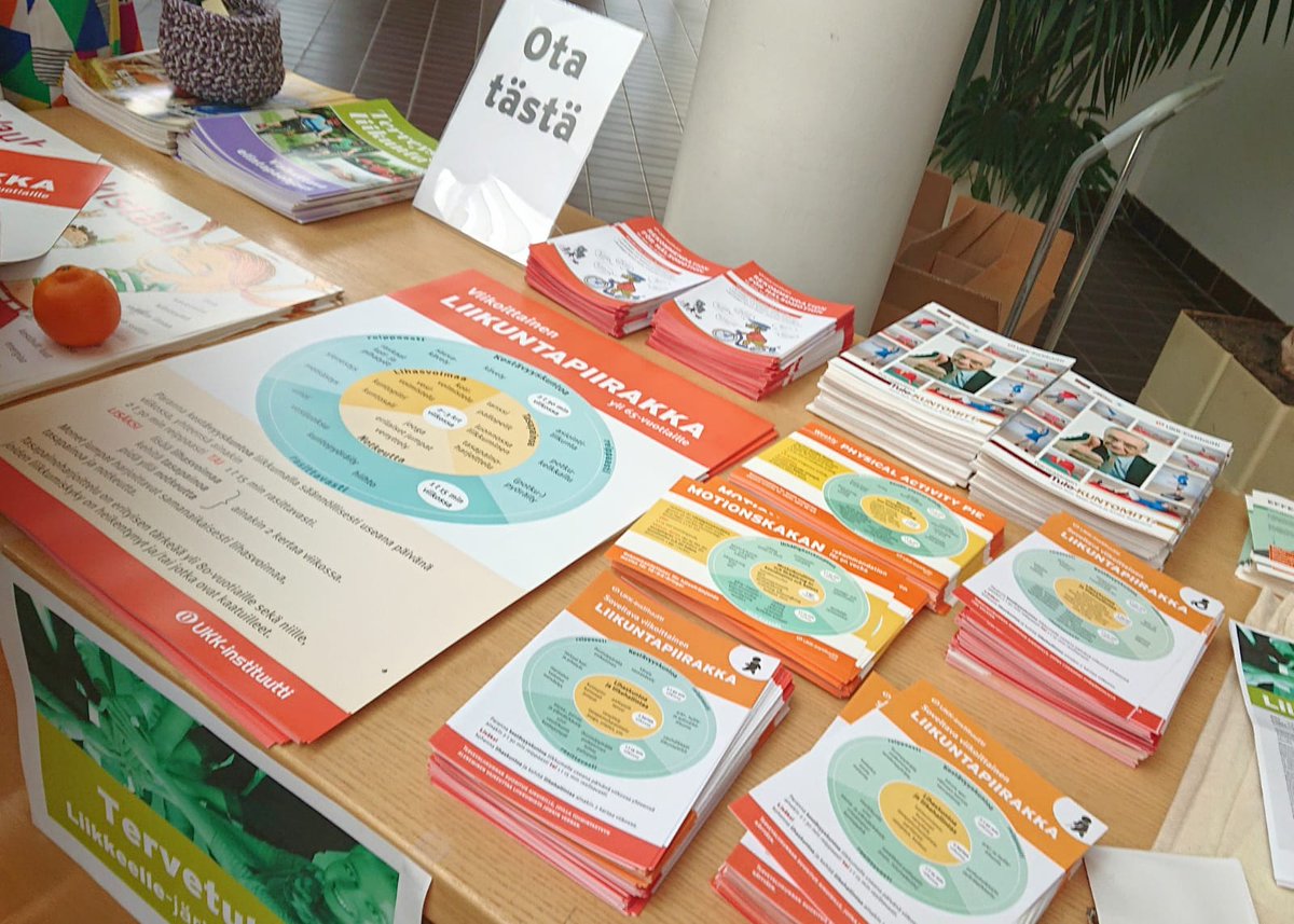 Aineistot kiertoon, oli yksi järjestöpäivän teemoista. #Liikuntapiirakka-tuoteperheen materiaaleja lähti <a href="/SOSTE10/">SOSTE Suomen sosiaali ja terveys ry</a> järjestöjen mukaan.
#järjestöpäivä