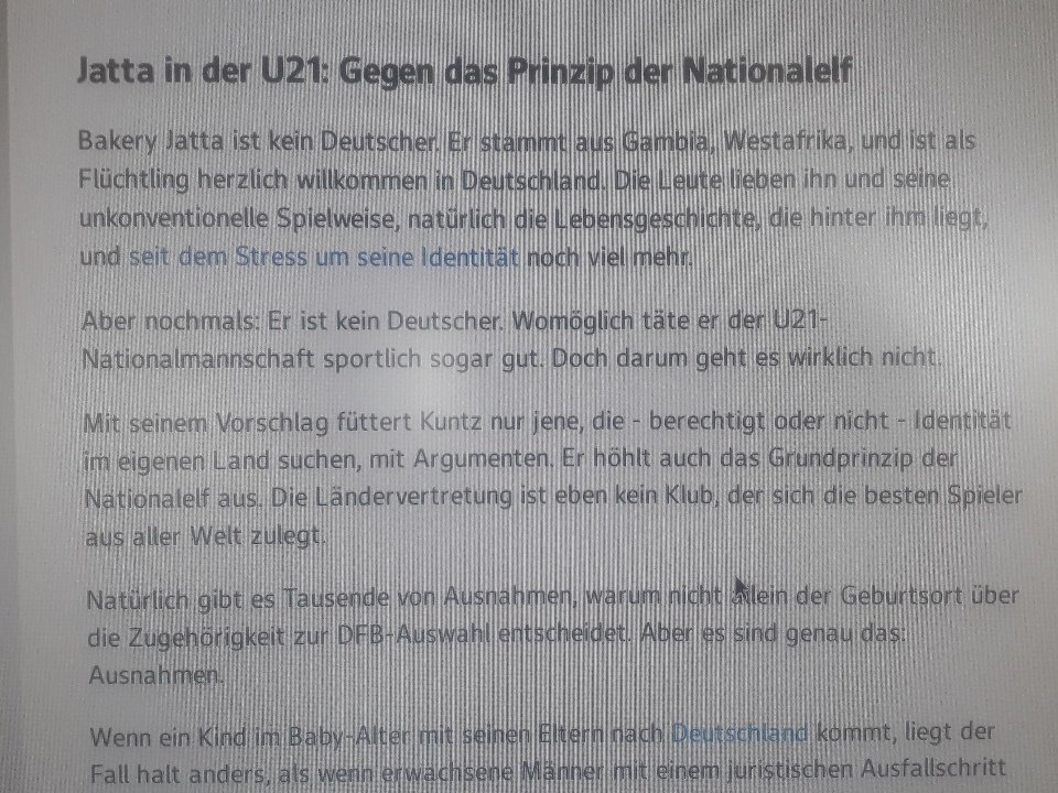 So much personal motives behind the #Jatta saga, so because he is no German by birth shouldn't qualify him in the German U-21?
Because he was welcomed as  refugee &amp; not a German in Germany may contradict him qualifying for the U-21?
Doubting the professionalism?