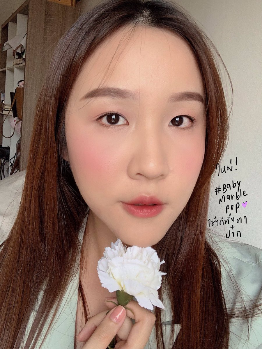 kkhwan's tweet photo. ทุกคน! Cheek Pop ออกสีใหม่มา ชื่อ #BabyMarblePop เกิดจากการผสม #MelonPop สีส้มๆ เข้ากับ #PansyPop สีชมพูอมม่วง คือกลายเป็นสีชมพูที่แปลกแต่น่ารักมาก ขวันเลยได้ไอเดีย ลองเอา #CheekPop ที่มีมาลองจับคู่ปัดคู่กัน สนุกมาก ได้ลุคใหม่ๆเต็มเลย แล้ว layer สีได้แบบไม่เป็นแป้งหรือคราบด้วย https://t.co/9JPlQoB5sc