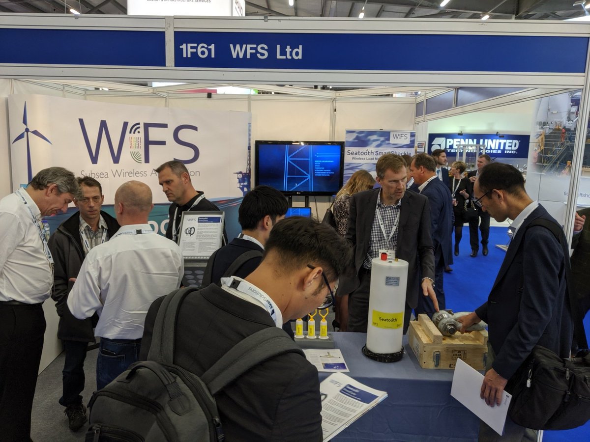Everyone wants a piece of wireless automation today at the WFS stand.
#OE19