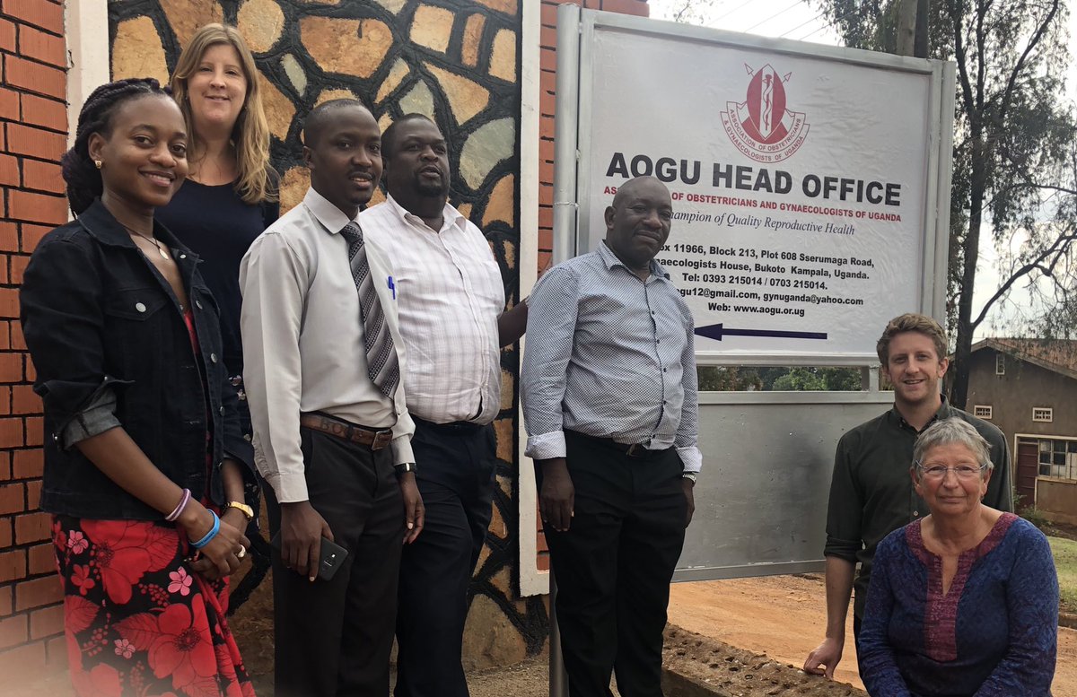 Another great day of #SRHR #maternalhealth conversation amongst members of the FIGO team and our national member Association Obstetricians Gynaecologists #Uganda (AOGU) in Kampala today #WorldSexualHealthDay