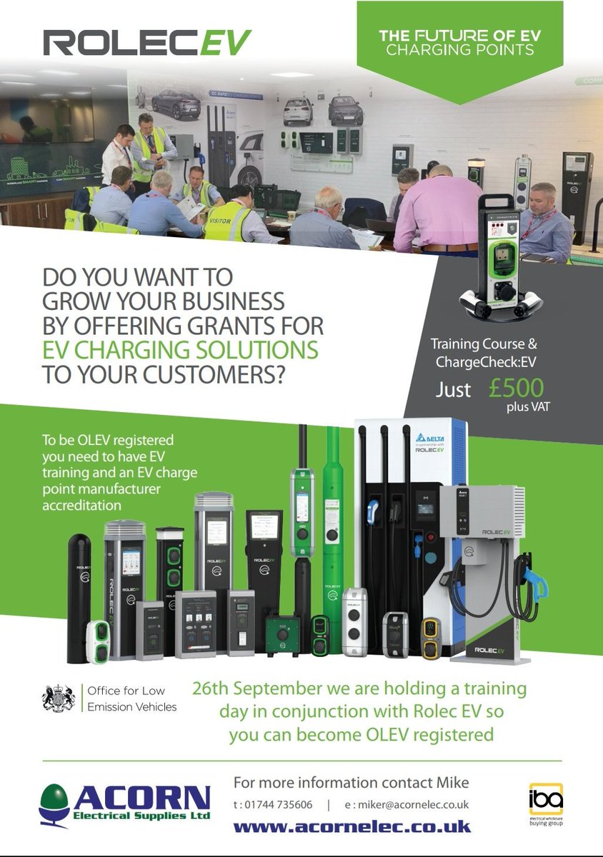 We have 3 places left on our upcoming EV course.