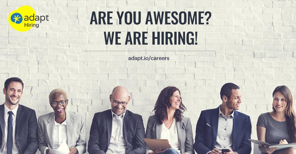 Adapt_io's tweet photo. Are you results-driven, passionate, and energetic? Join our team of outstanding passion-driven professionals! Apply now. https://t.co/bHzAANxgqP

#CareersAtAdapt #JobOpportunities #JobOpening #LifeAtAdapt https://t.co/1qfaQn0plE