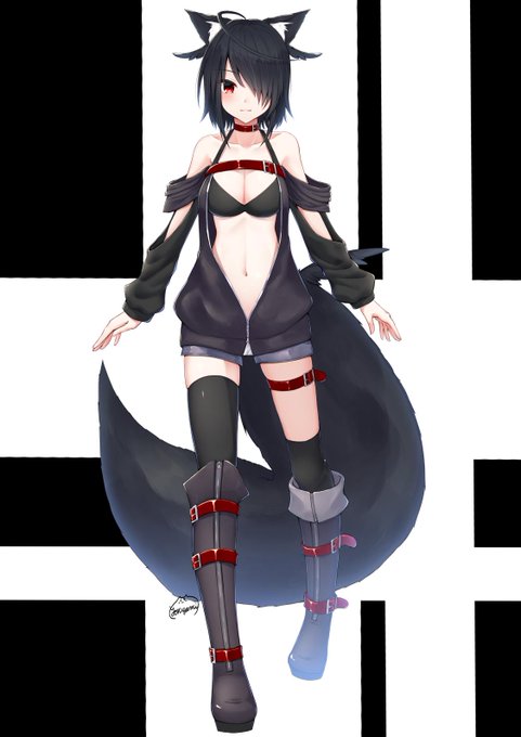 時間は掛かりましたがネイちゃんの立ち絵ちゃんと描きました～
#オリジナル 