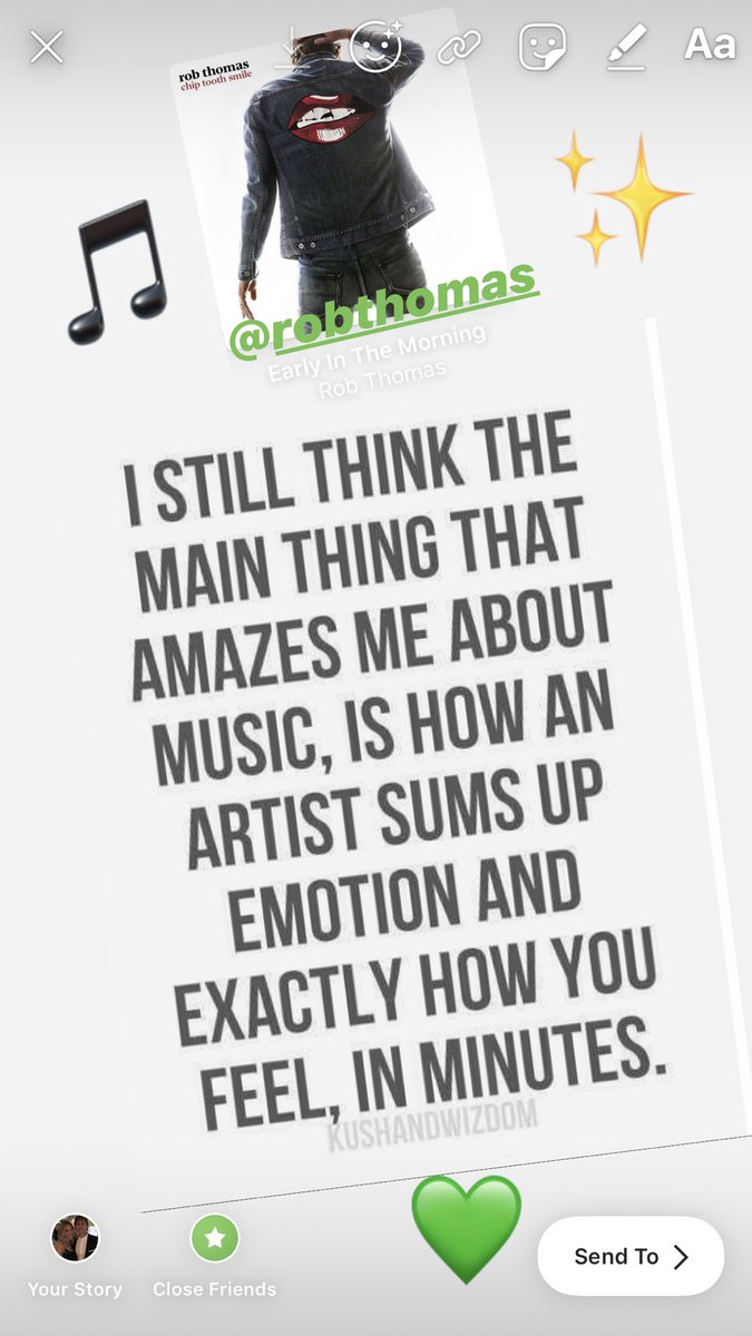 jerseygolden's tweet photo. My Insta story ~✨💚💚💚💚💚💚”Early In The Morning” ✨💚 #allthefeels #theselyrics My SOTD 💫 https://t.co/HHN5QYDZEf