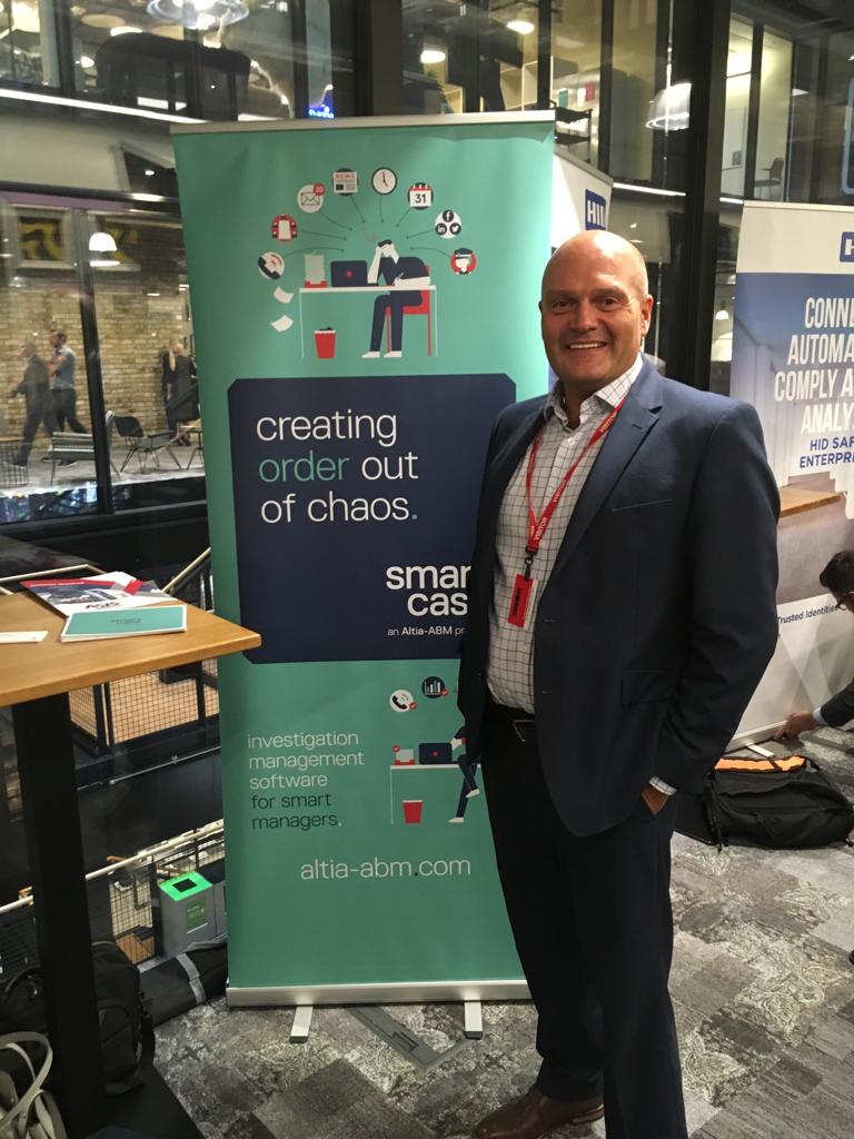 altiaabm's tweet image. Our #smartcase Product Manager Mark Whittlesea attending the ASIS Autumn Seminar held at Amazon, London.  We are proud to announce we will be sponsoring 2 Investigators to take the ASIS PCI exam #smartcase #newproduct #security