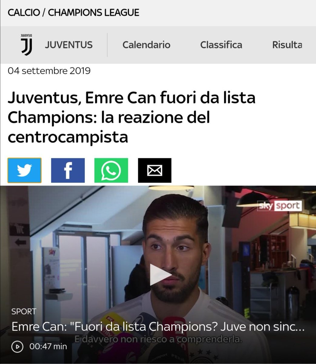 il_Malpensante's tweet photo. E niente, il social manager di @SkySport si è scordato di Twitter.
Mentre il caporedattore che ha fatto il titolo ha minimizzato: per altri sarebbe stato "Furia Emre Can su Sarri e la Juventus!", qui è "la reazione del centrocampista".
Siete meravigliosi. https://t.co/DUcFyxMdCB