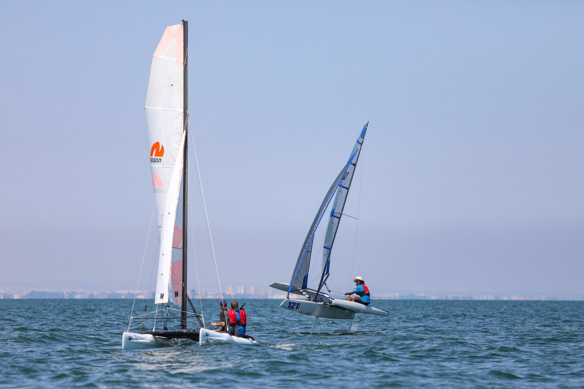 The Mar Menor lagoon holds the perfect wind conditions for a touch of foiling. Jake our beach supervisor showing us how it’s done! <a href="/neilsonholidays/">Neilson Active Holidays</a> <a href="/CEPhotoUK/">CE PHOTO</a> #RelaxAsHardAsYouLike #Foiling
