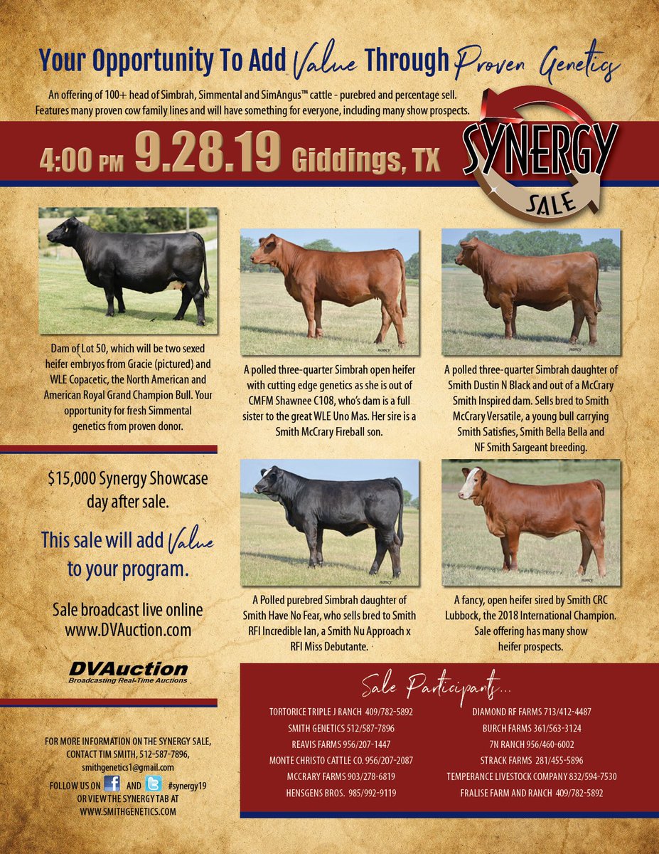 SmithGenetics's tweet image. Join us for #synergy19. Sept 28