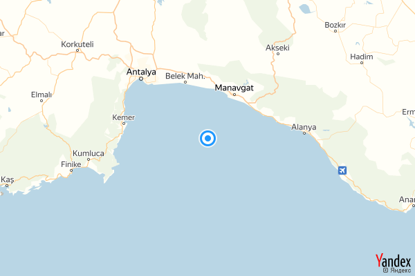 Deprem : ANTALYA KORFEZI (AKDENIZ) bölgesinde saat 12:32 civarında 2.6 büyüklüğünde deprem olmuştur. kandillideprem.com/2019-ANTALYA%2…