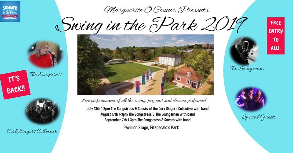 Join the Songstress - Marguerite O Connor  and the fantastic singers of the  Cork Singers Collective for an uplifting afternoon of the greatest hits from the swing, jazz and soul era, with some musical theatre and pop songs thrown in due to demand
Sat, 13th from 13:00-15:00
Free