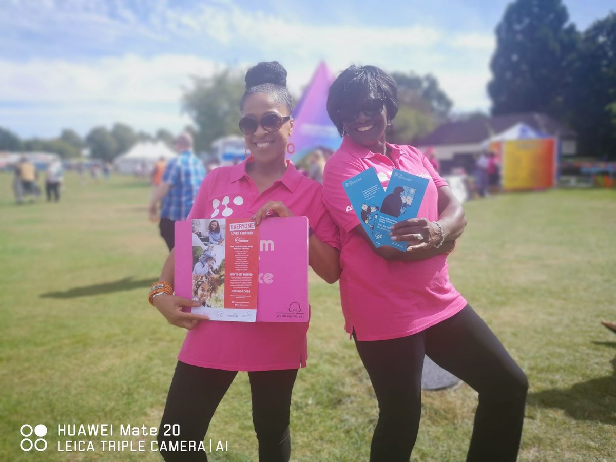 wfcouncil's tweet photo. Throwback to last weekend at @WFCulture19's #Chingfest๐
Our Public Health team met up with our residents talking about health&wellbeing support in #WalthamForest๐ช
Find our services at https://t.co/pJglfGJ3ma & follow @CGLinWF @NHSBartsHealth @QuitinWaltham for more support https://t.co/R284t0U0EZ