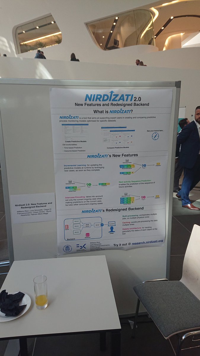 Alessan75384183's tweet image. 3 demo papers at #BPM2019 partly powered by PM4Py.. Enjoy demo session at 16:00 #pm4py #processMining @pm4py @pads_rwth @Fraunhofer_FIT