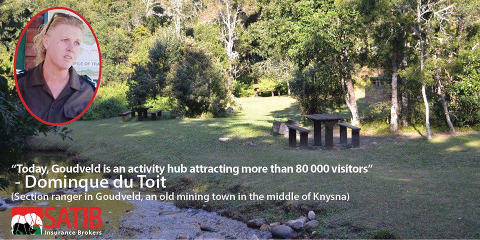 Dominque du Toit (Section ranger in Goudveld, an old mining town in the middle of Knysna) 

Article: traveller24.com/FindYourEscape… — with Ranger Protect.