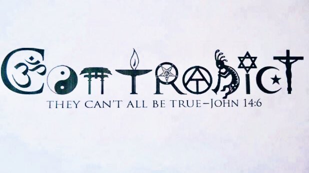 NatePickowicz's tweet image. #Coexist? #JesusAlone