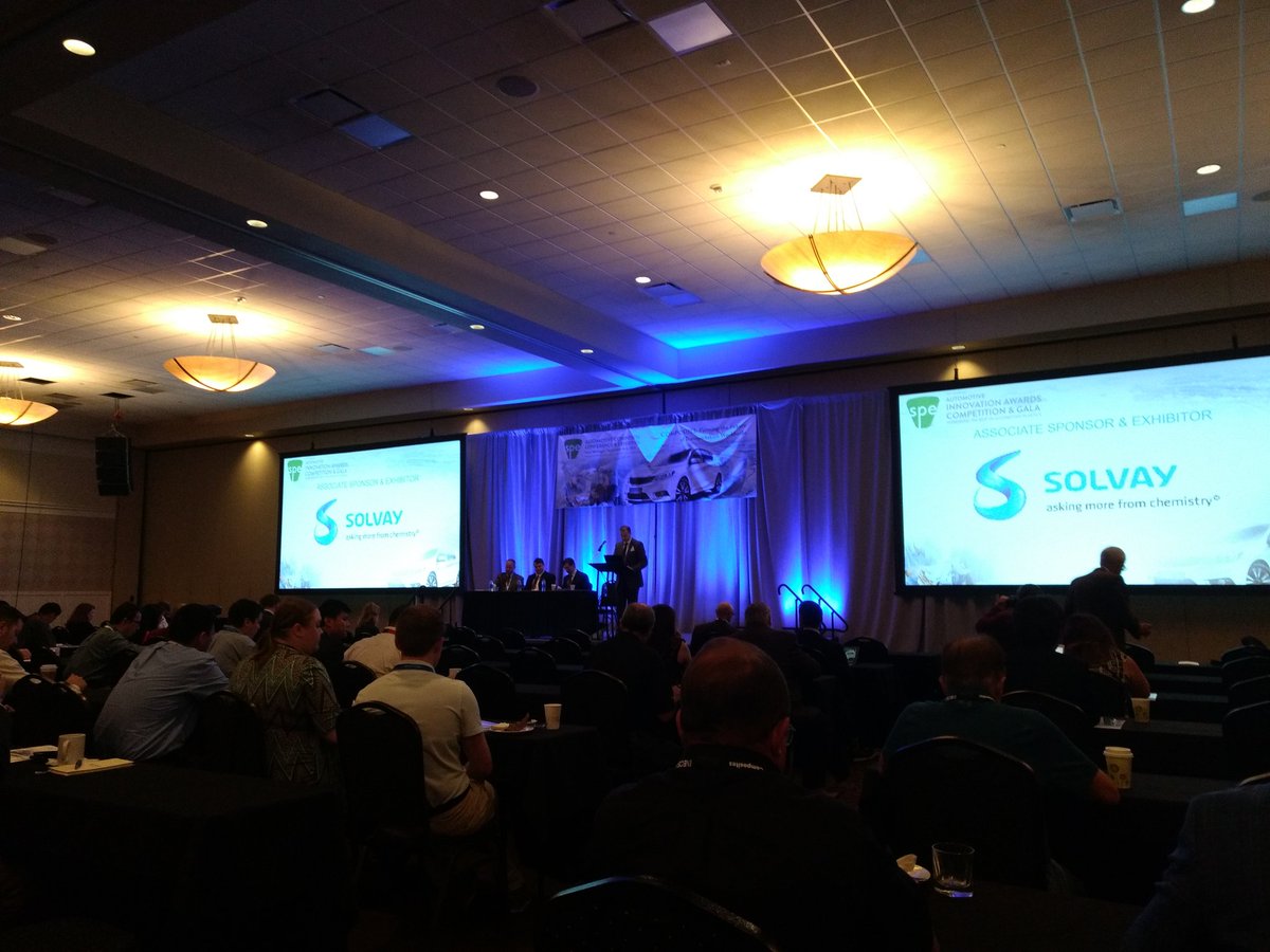 SPEComposites's tweet photo. ...and we're officially started! #acce2019 @4SPE_Plastics https://t.co/b8B9tzSZeK