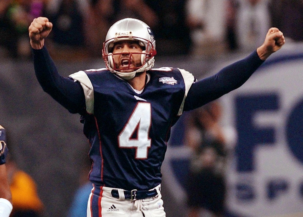 We've got Adam Vinatieri days left until the  #Patriots opener!Vinatieri signed with the Pats as a UDFA in 1996, spending 10 years with the teamIn that time he played in 4 Super Bowls, winning 3, and connected on the most famous kicks in NFL history including 2 SB game winners