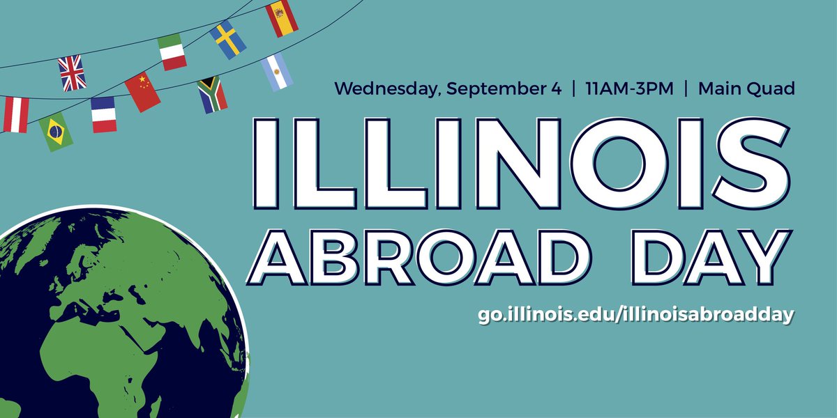 IllinoisAbroad's tweet photo. Join us on the Quad today for Illinois Abroad Day, 11-3! Head over to our Instagram (@illinoisabroad) to see how you can enter to win a free iPad! #illinoisabroadday https://t.co/iPMgUvZm2z