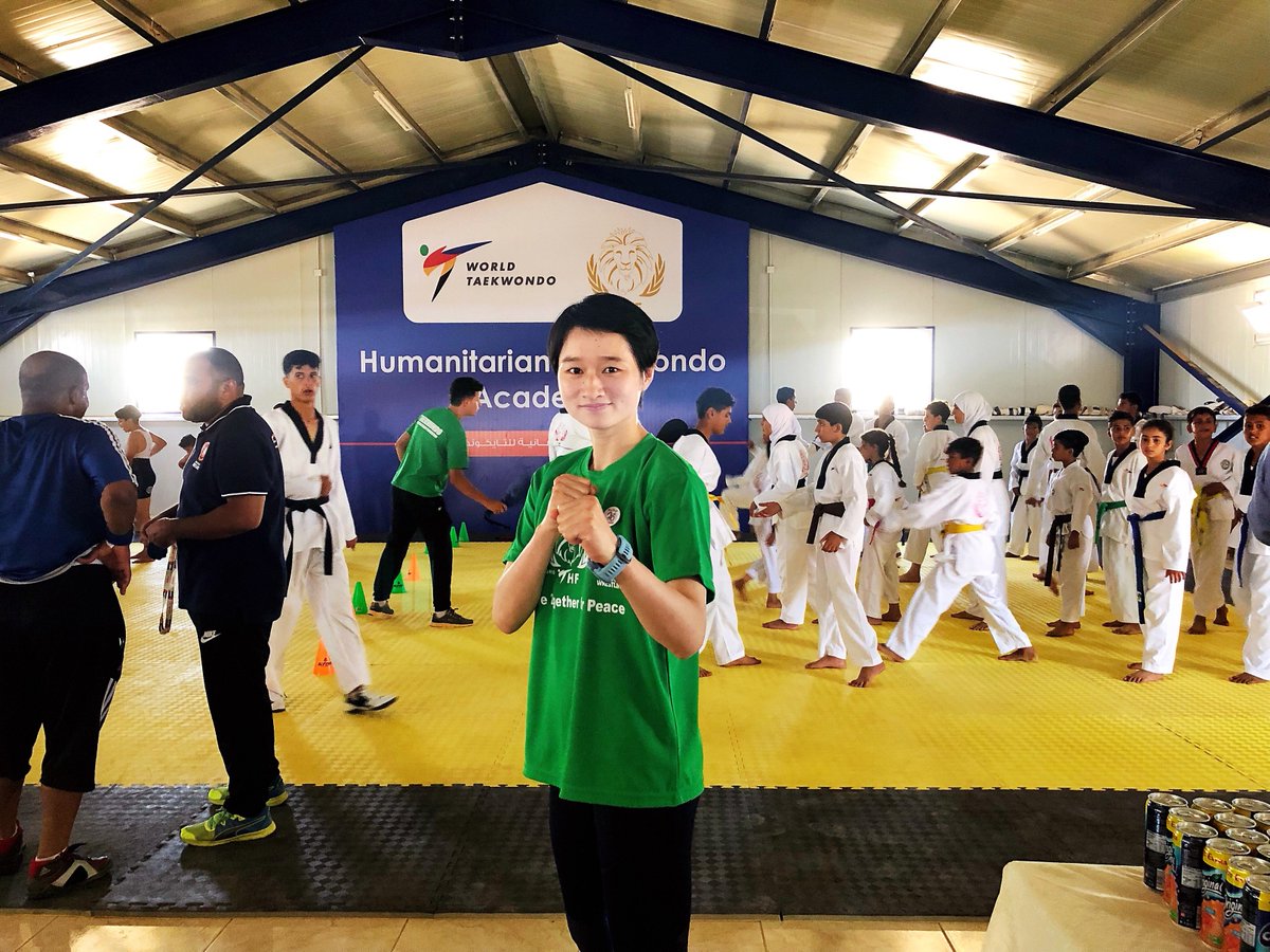 worldolympians's tweet photo. "It can give them hope, confidence & power. We wanted to show them that they too could use #sport to help change their lives”
Double Olympic #Taekwondo Champion Wu Jingyu OLY 🇨🇳 on her visit to #AzraqRefugeeCamp in #Jordan to bring hope to #Refugees
👉👉 https://t.co/QXApCGHjGK https://t.co/1IKP8oJOyR