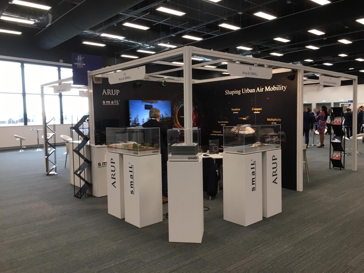 ArupUK's tweet photo. Our #aviation experts are excited to be at #GUAS2019 today. Visit us on stand 15 to understand how infrastructure can be adapted to suit different landscapes through our VR and SoundLab experiences. Learn more here ๐ https://t.co/O5SyBTbYVy https://t.co/t14ntuSdMU