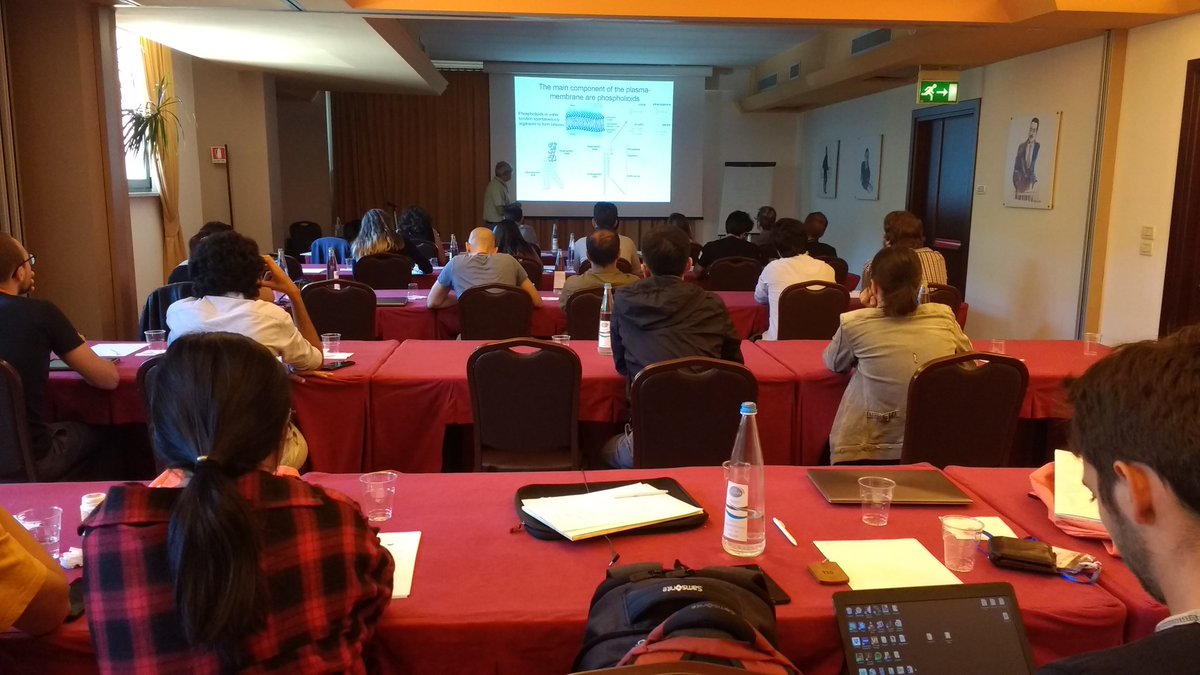 EnablesEU's tweet photo. "Using biological cells as source of electrical energy", a really interesting talk by Dr Luigi Catacuzzeno @UniperugiaNews at the Summer School.

#cellenergy #energyharvesting #nips2019 https://t.co/gTpZU8vCGc