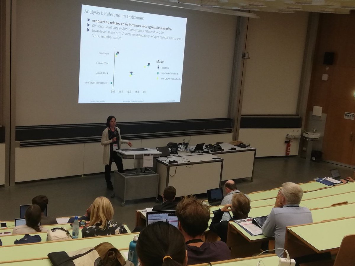elaragon's tweet photo. Very relevant analysis by @th_ges @gergo_toth @johannes_wachs of how exposure to #refugees during the 2015 crisis affected political outcomes in Hungary #eurocss https://t.co/bZ8UZmWgeH