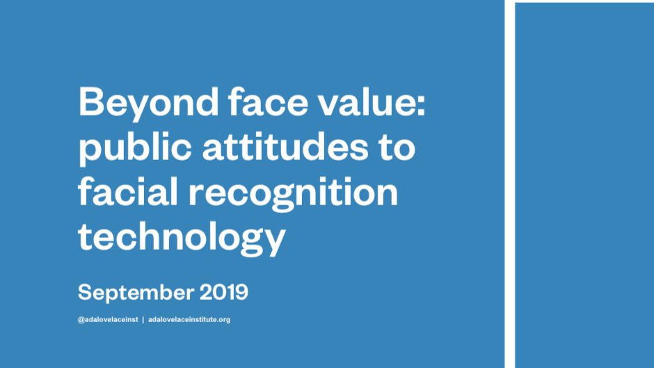 AdaLovelaceInst's tweet photo. What do the public think of facial recognition technology? We asked them, in our new report with @YouGov, and here’s what we found 👇 #BeyondFaceValue #facialrecognition https://t.co/Kf7uKcMl4B