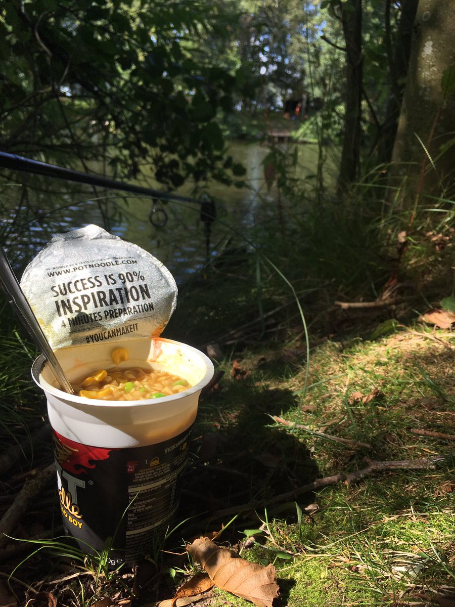 WBMCarpFishing's tweet image. It wouldn’t be a fishing trip without a #potnoodle #bombaybadboy #thatscarpy