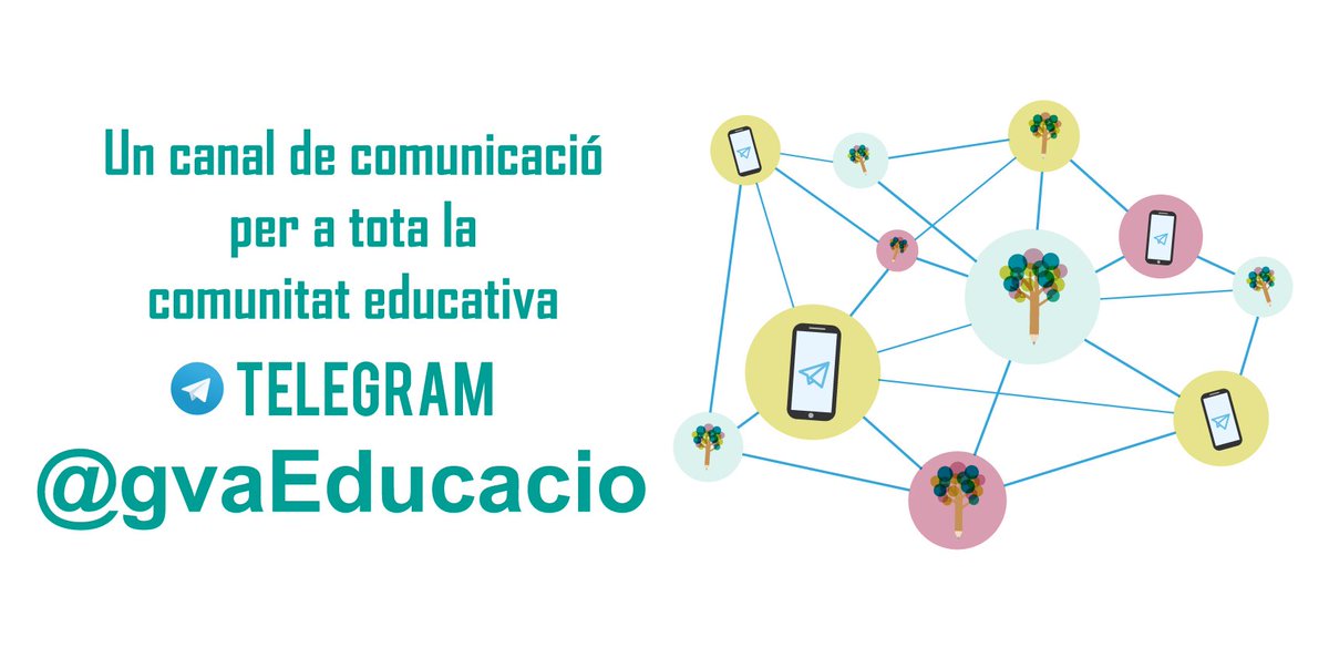 GVAeducacio's tweet photo. 🤔📲 Encara no segueixes el canal de Telegram d'Educació? Es tracta d'un butlletí diari amb informació de primera mà per a professorat, alumnes, equips directius i famílies. Inicia el curs 2019-2020 ben informat!

👉 https://t.co/loBqDysDkc https://t.co/WluDhXvlLX