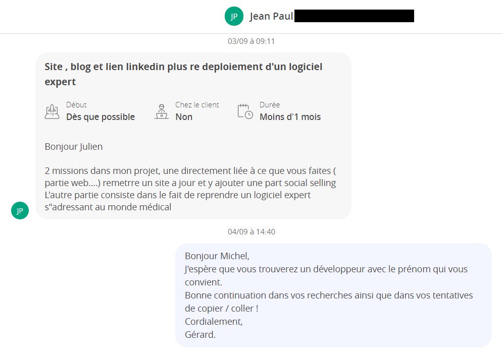 TonyEvariste's tweet photo. copier / coller / rater
#freelance #dev https://t.co/J2PuIuGbax