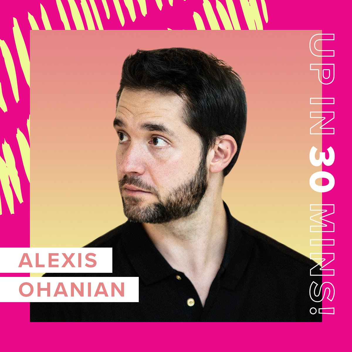 .<a href="/AlexisOhanian/">Alexis Ohanian 🗽</a> hits the stage in T-30 minutes! What are you looking forward to learning from the founder of <a href="/Reddit/">Reddit, Inc.</a> &amp; <a href="/Initialized/">Initialized Capital</a>? #INBOUND19