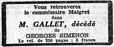 GallicaBnF's tweet photo. "Avant peu, l'image de ce M. Gallet sera partout, cela deviendra une obsession" (Comœdia, 07 janvier 1931).
Avec la publication des deux premiers Maigret, #Simenon devient un phénomène d'édition, auquel la presse fait largement écho. => https://t.co/3N6U7d73Nv #Simenon30ans https://t.co/BDyzrgZCDf