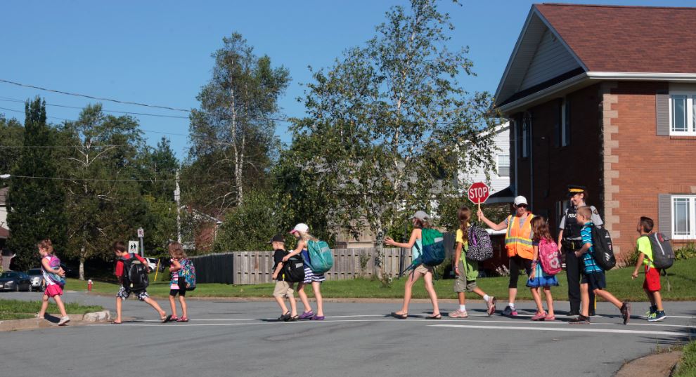 RCMPNS's tweet photo. In the (school) zone: focus on driving safely this September https://t.co/vGfsHqe1yY #RCMPNS https://t.co/R1XhYfompD