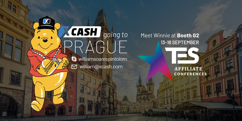 xcashdotcom's tweet photo. @TheEuroSummit is just around the corner and @therealwini will be in Prague with our in-house #datingoffers. Get your #datingtraffic in shape &amp; stop by Booth G2 to find out how you can monetize big time!  #TES2019 #TES19 #XCASH #dating #affiliateprogram
https://t.co/NM2YYsglXI https://t.co/8HsSWmvngg