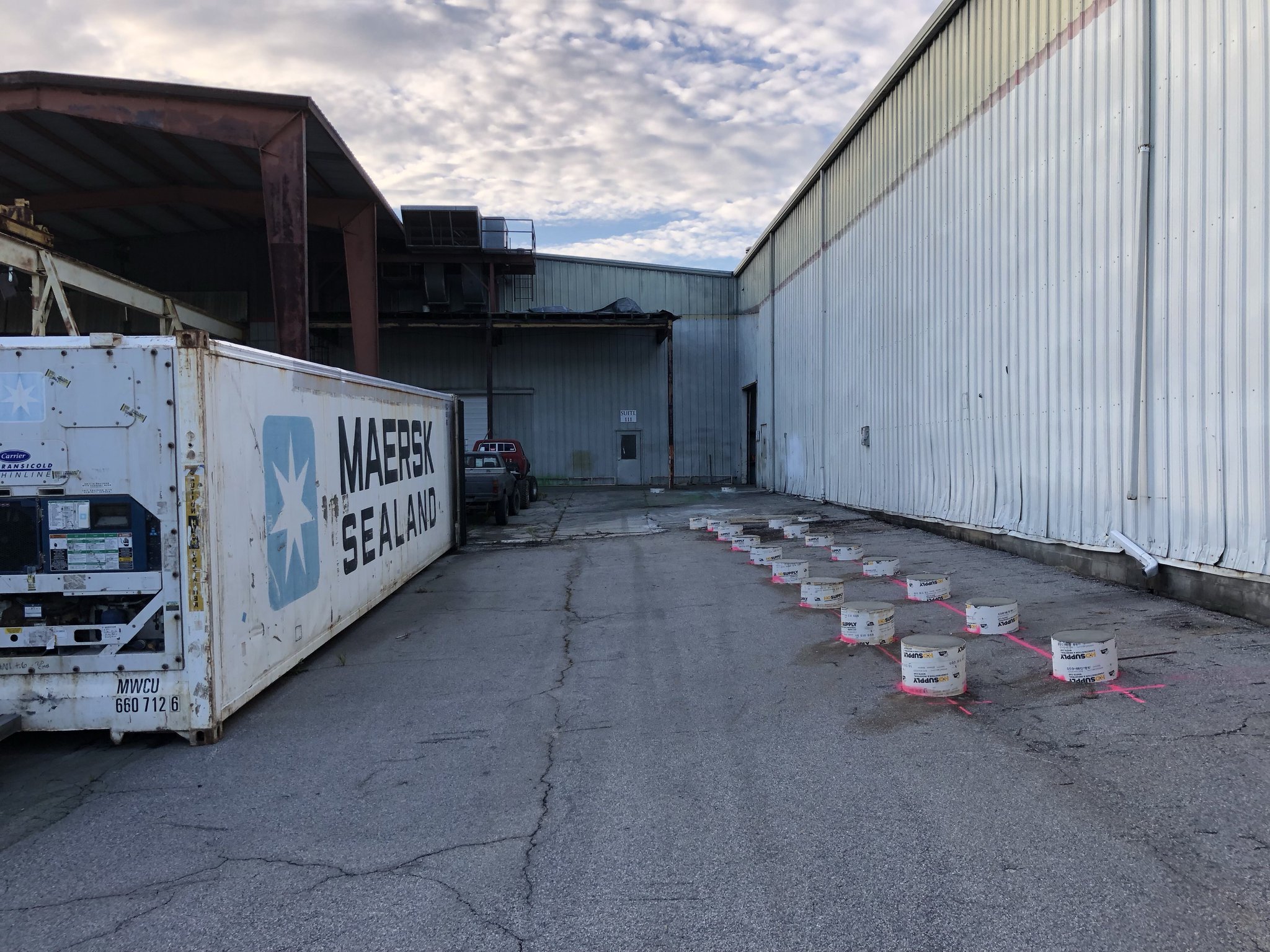 Oak City Customs on Twitter "Footings set for our shipping container