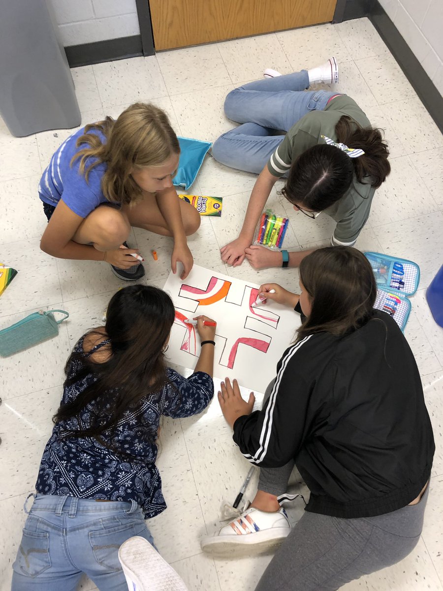 First day with my 7th and 8th graders! #everyraveneveryday_EDMS #oneccps