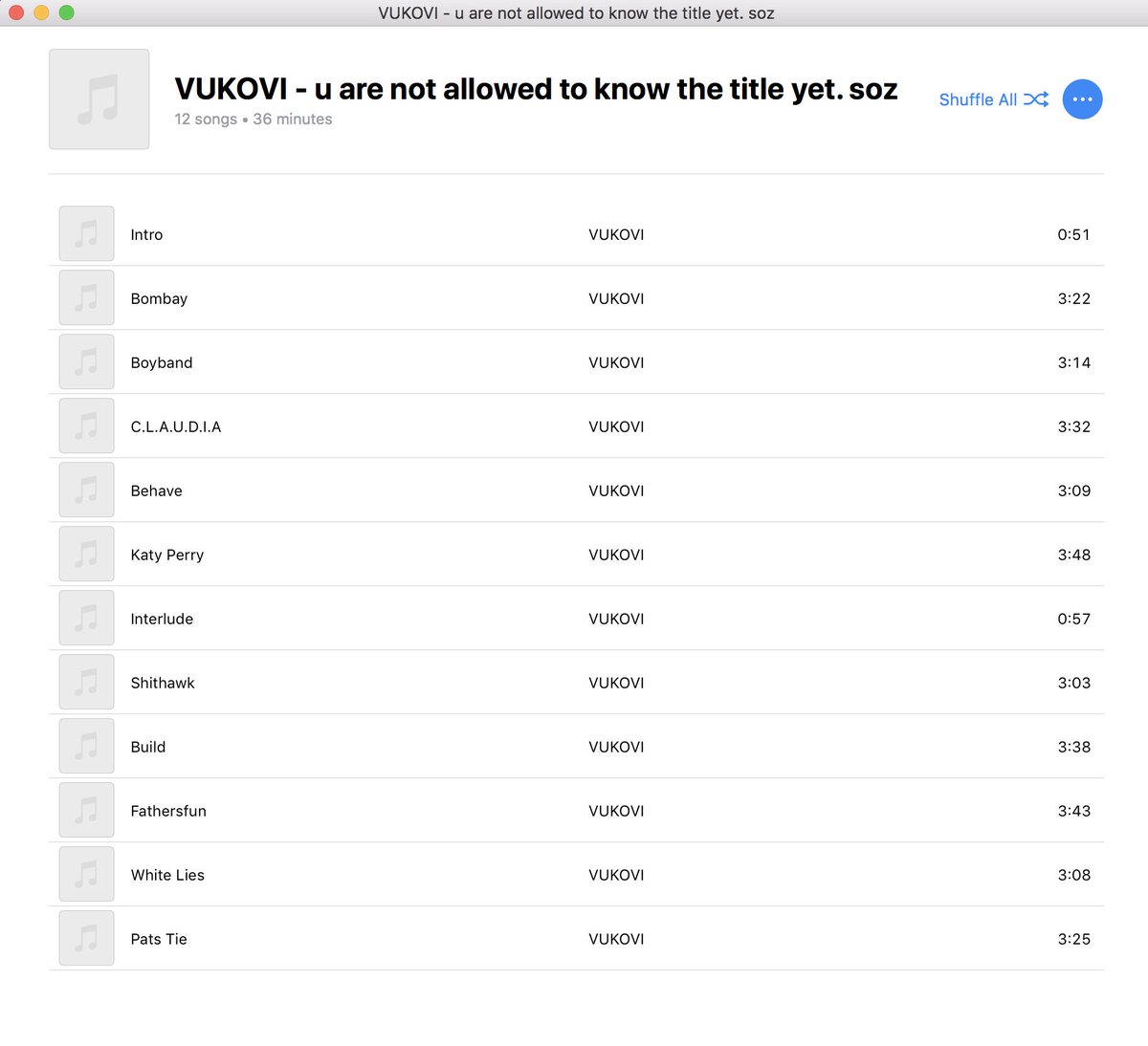 ALBUM 2 IS FINISHED. Creating this was the fucking most mental journey we have ever been on as a band and tbh we have never been so proud of a body of work in our lives.  YOU BETTER LOVE THIS OR WE’RE GONNA HAVE TO GET RETAIL JOBS AGAIN. Enjoy all the working titles!

Ur dad x