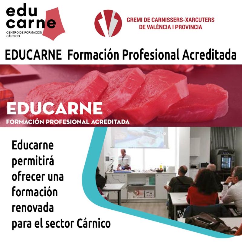 hosteleriaenvlc's tweet photo. EDUCARNE FORMACIÓN PROFESIONAL ACREDITADA
Educarne permitirá ofrecer una formación renovada para el sector Cárnico
https://t.co/HhEbgqSc0K
@grecarval_ @educarneoficial #Grecarval #Educarne #HosteleriaEnValencia #Carne #FormacionProfesional #FormacionRenovada #SectorCarnico https://t.co/u82fYqxVJY