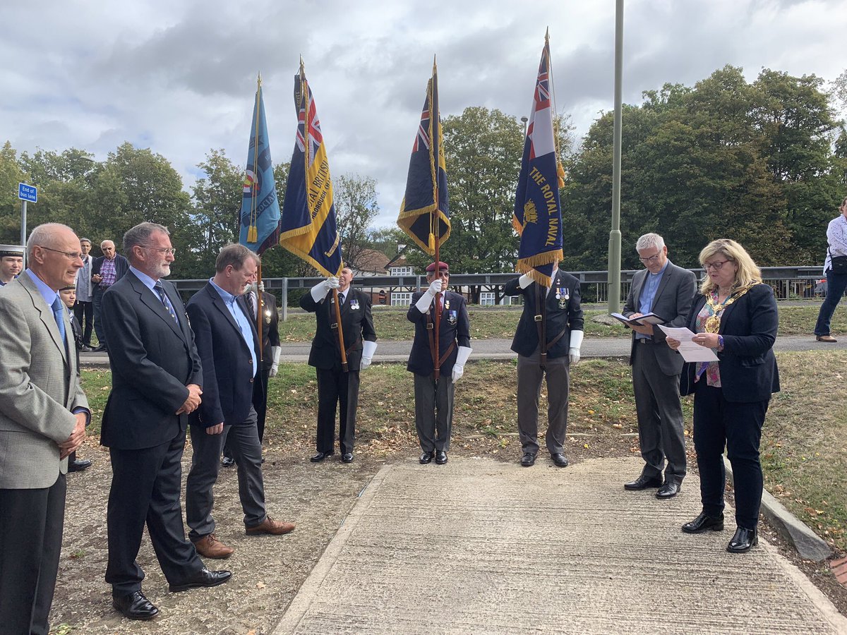 mayorofrushmoor's tweet image. Monday was Merchant Navy Day we paid tribute to those that served and those that lost their lives. We raised the Red Ensign which recognises Merchants Navy Day since 1854 @RushmoorCouncil @suecarter1212 #nothingbut respect #never forget all those that served
