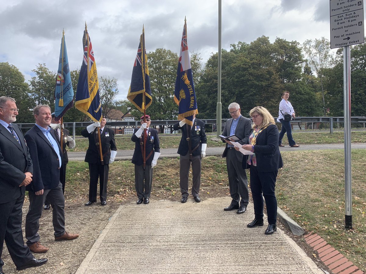 mayorofrushmoor's tweet image. Monday was Merchant Navy Day we paid tribute to those that served and those that lost their lives. We raised the Red Ensign which recognises Merchants Navy Day since 1854 @RushmoorCouncil @suecarter1212 #nothingbut respect #never forget all those that served