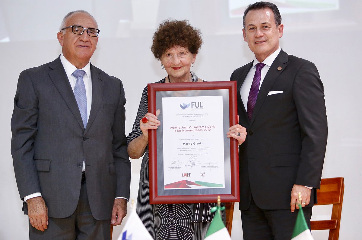 ANUIES's tweet photo. Reconoce #FUL2019 a escritora @Margo_Glantz con premio Juan Crisóstomo Doria
https://t.co/YDGlfKqZ8x https://t.co/l9Q6fJlFPr