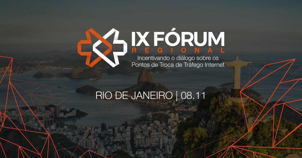 ComuNICbr's tweet photo. O último #ixforumregional de 2019 será no Rio de Janeiro no dia 8/11! Com pico de 1Tb/s, o IX RJ está entre os maiores do País. Profissionais envolvidos com a Internet na região podem participar do encontro. Inscreva-se: https://t.co/b7Yv34yJAc #NICbr https://t.co/sGnbhFtEZr