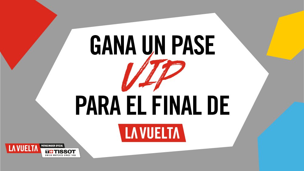 lavuelta's tweet photo. 🇪🇸 ¿Quieres vivir la etapa de Madrid de manera única? SORTEAMOS 2 pases VIP.
➡️ RT y ETIQUETA a un amig@

🇬🇧 Want to live the Madrid stage in a unique way? We giveaway 2 VIP passes.
➡️ RT &amp; TAG a friend.

@TISSOT https://t.co/aHkghetmkr