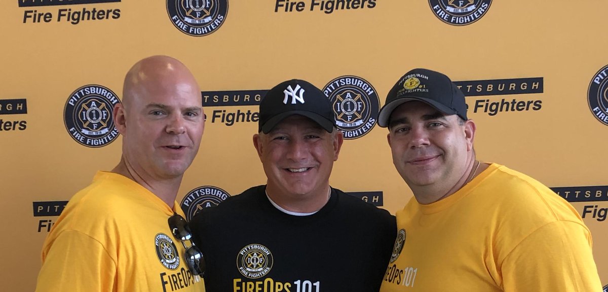 Darrinkellypgh's tweet image. Thankyou @RepDanMiller for coming out today and hitting the burn building with us at @PghFireFighters #Fireops
