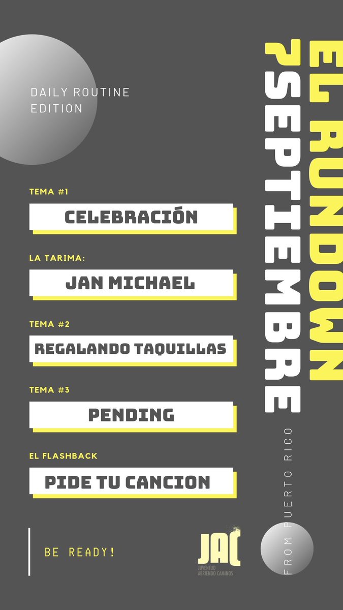 ¡¡Lo que pasará el sábdo!!