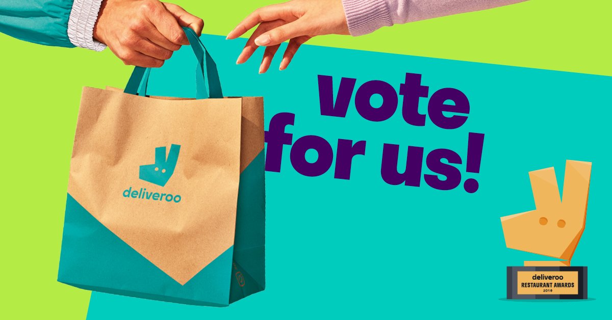 Vote for Chilango as your 'Favourite Food to Go' in the Deliveroo Restaurant Awards, and you could be in with the chance of winning £500 Deliveroo credit! (Oh, and our eternal love) 🌯 🌮Cast your vote here! bit.ly/2lvAO9b
