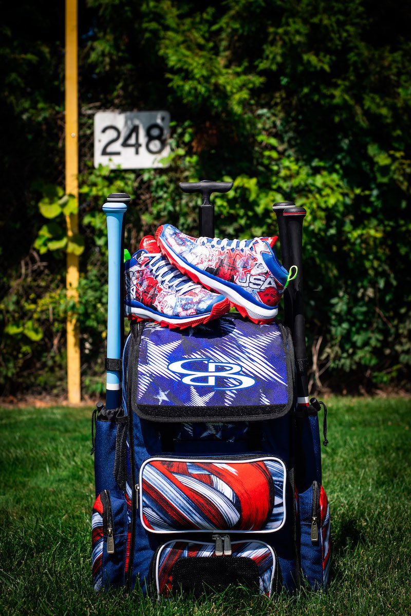 rolling bat bags baseball