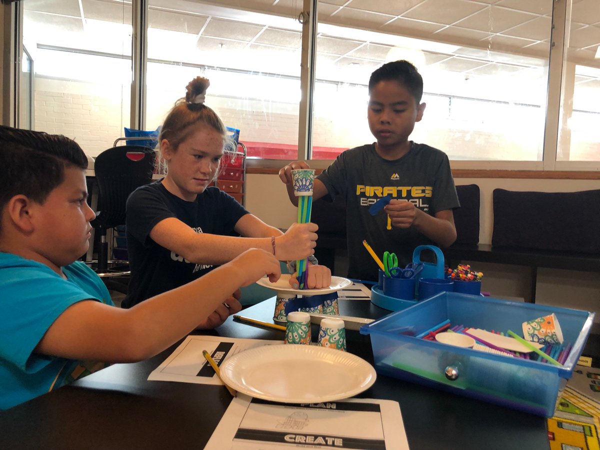 Can you build a tower that is at least a foot tall?   Can you do it in just 10 minutes? It needs to hold the weight of five metal hex nuts. And you can only use the supplies in your team drawer.  #Steam  #ABDRocks <a href="/AbingdonGIFT/">Abingdon APS</a>