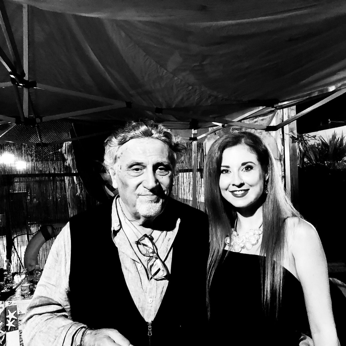 With the amazing Italian actor Andrea Roncato ♥️ Amazing night of music and love 🎶♥️🎶 #andrearoncato #ginnyvee #liveconcert #charityevent #musica #eventiroma #musicaaroma #romaestate #estatemusica #popmusic #concerto #concertolive #musiclovers